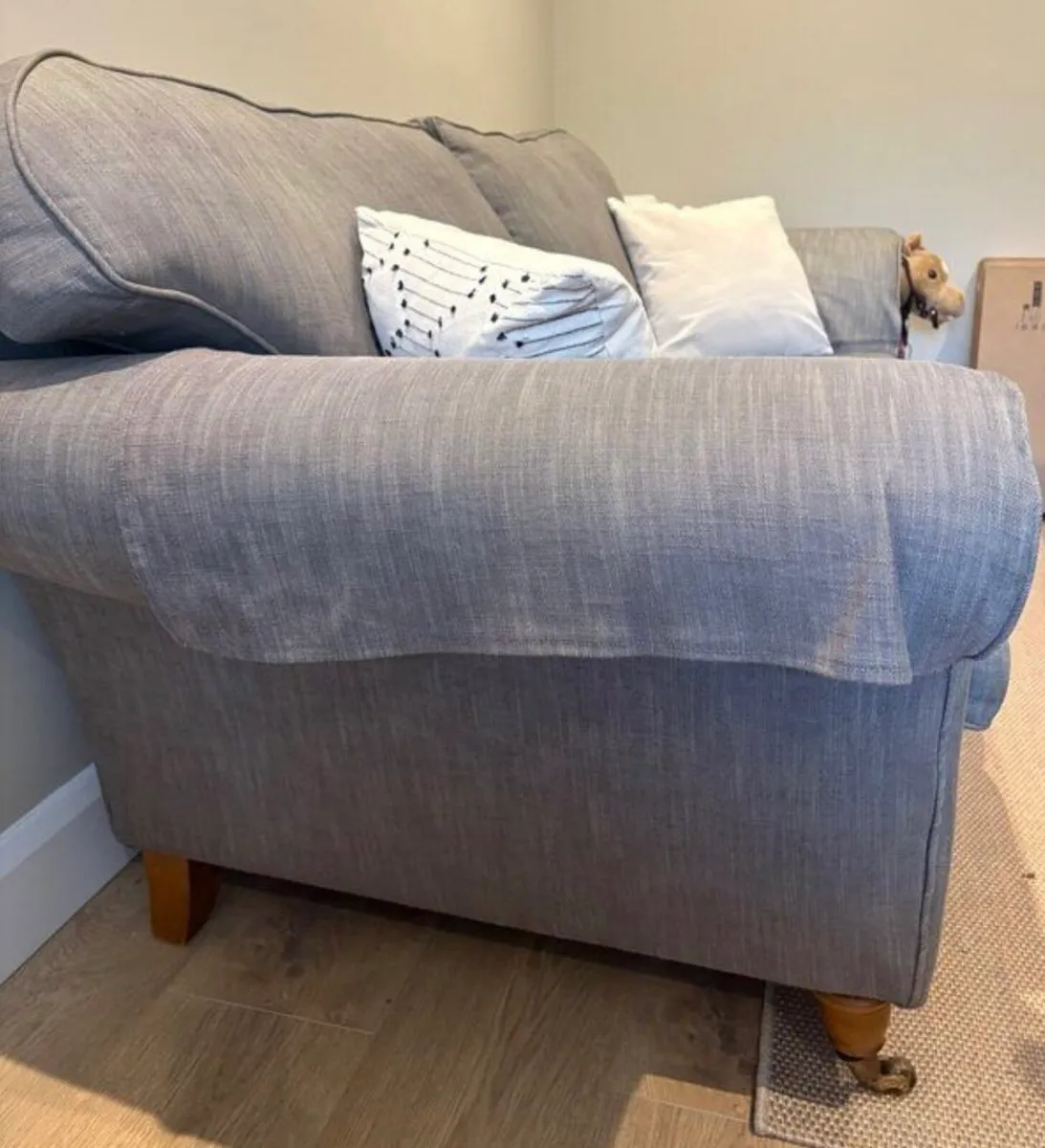 Laura Ashley Mortimer sofa / couch - Grey - Image 2