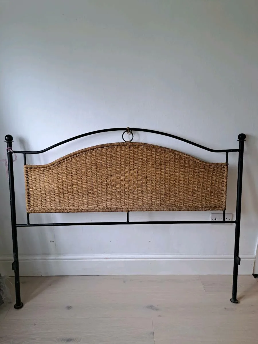 Double bed iron framed - Image 1
