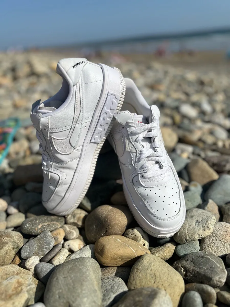 Nike Air Force 1 Fontanka Triple White Size UK 7.5 - Image 2