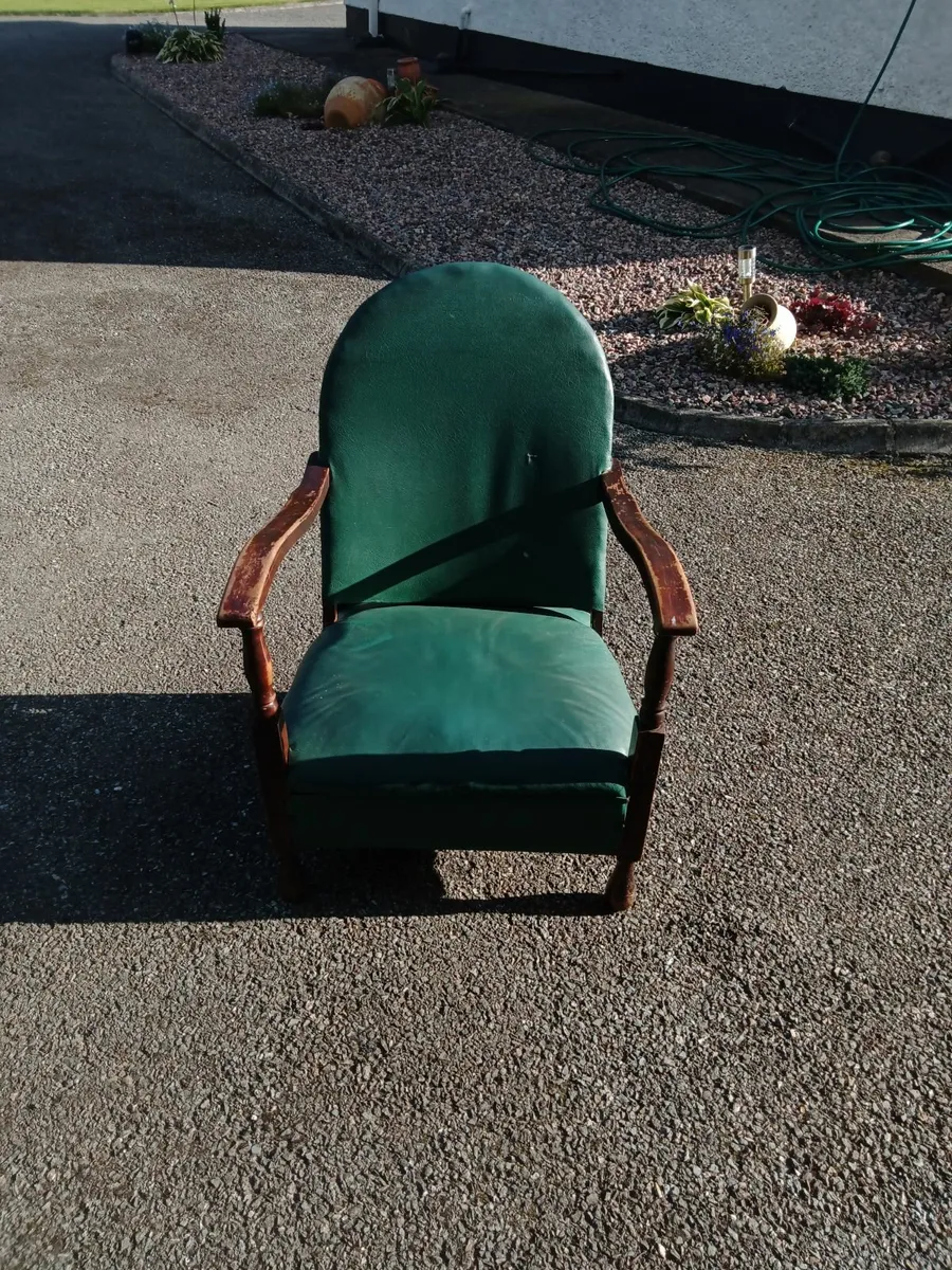 Vintage fire side chair - Image 3