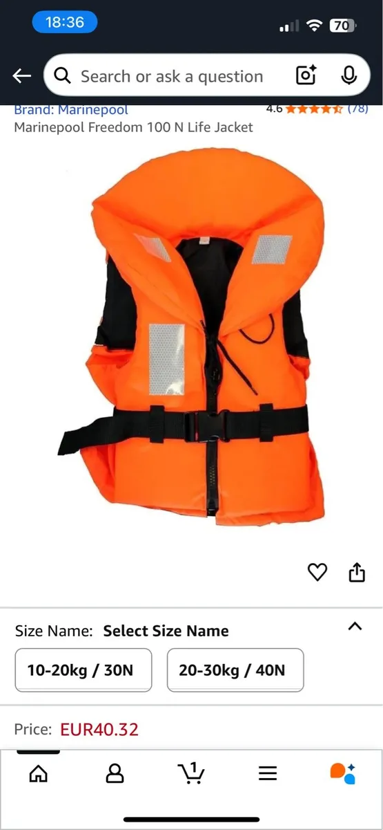 Child’s life jacket (20-30kg) - Image 4