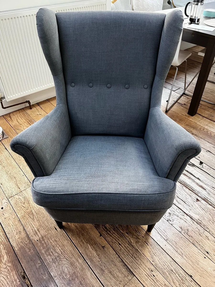 Wing backed chair IKEA