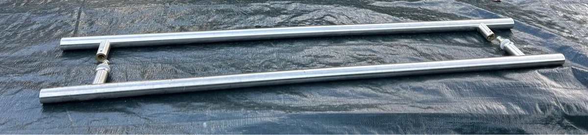 Stainless Steel 120cm back to back door handles - Image 1
