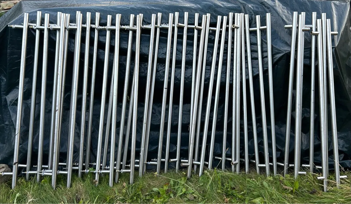 Stainless Steel 120cm back to back door handles - Image 2