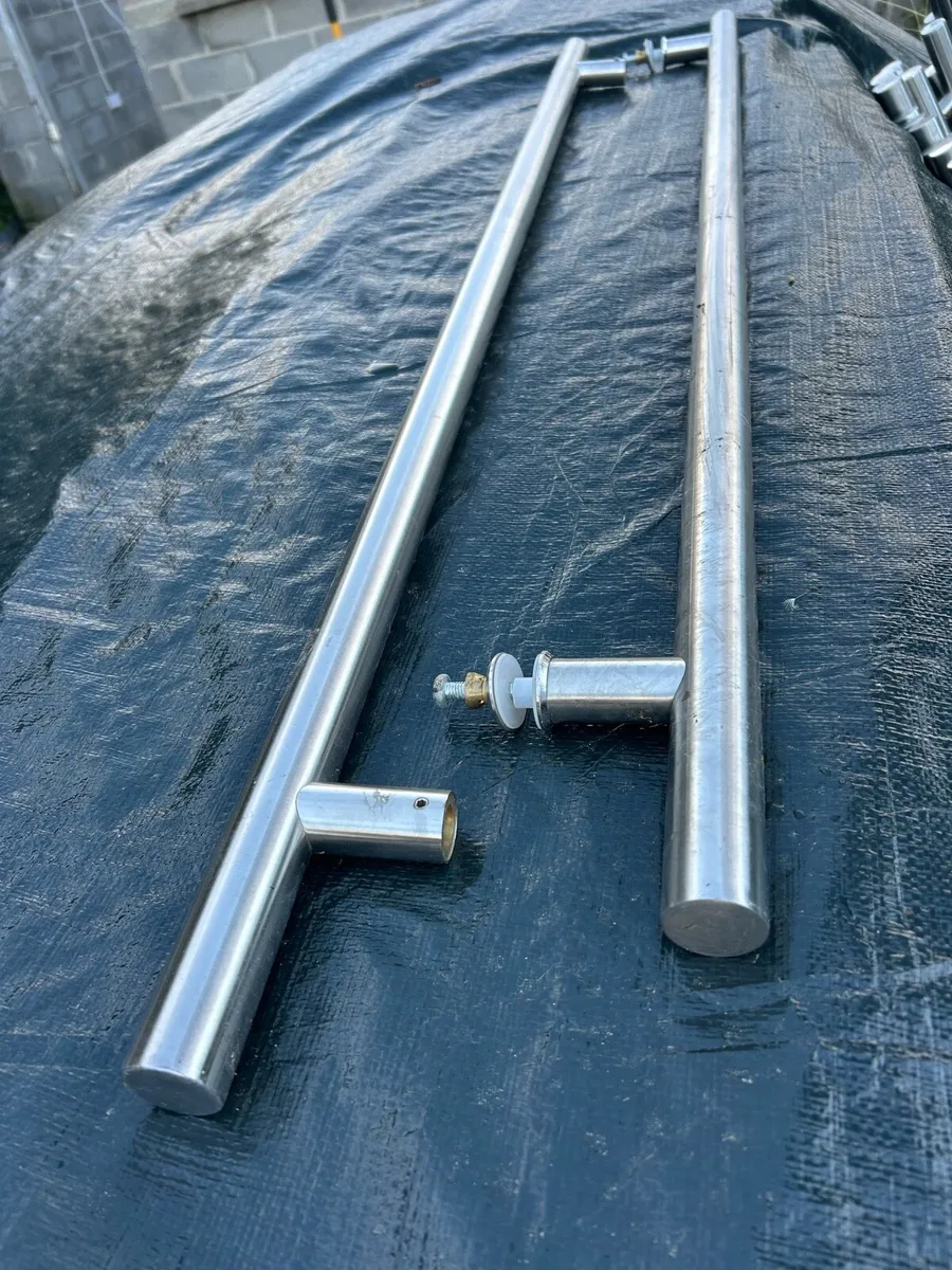 Stainless Steel 120cm back to back door handles - Image 4