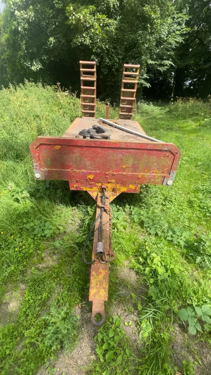 tractor hitch Low bed trailer - Image 3