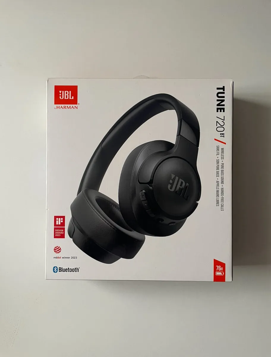 JBL Tune 720BT Wireless On-Ear Headphones | Black - Image 1