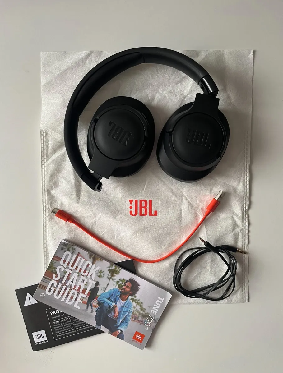 JBL Tune 720BT Wireless On-Ear Headphones | Black - Image 2