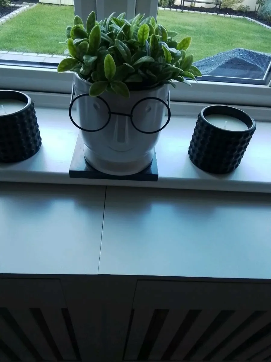 Sculptured ceramic pots