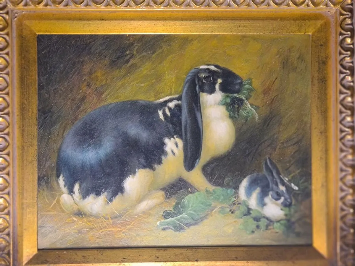 Vintage oil painting - Image 3