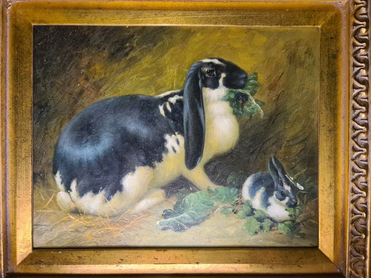 Vintage oil painting - Image 4