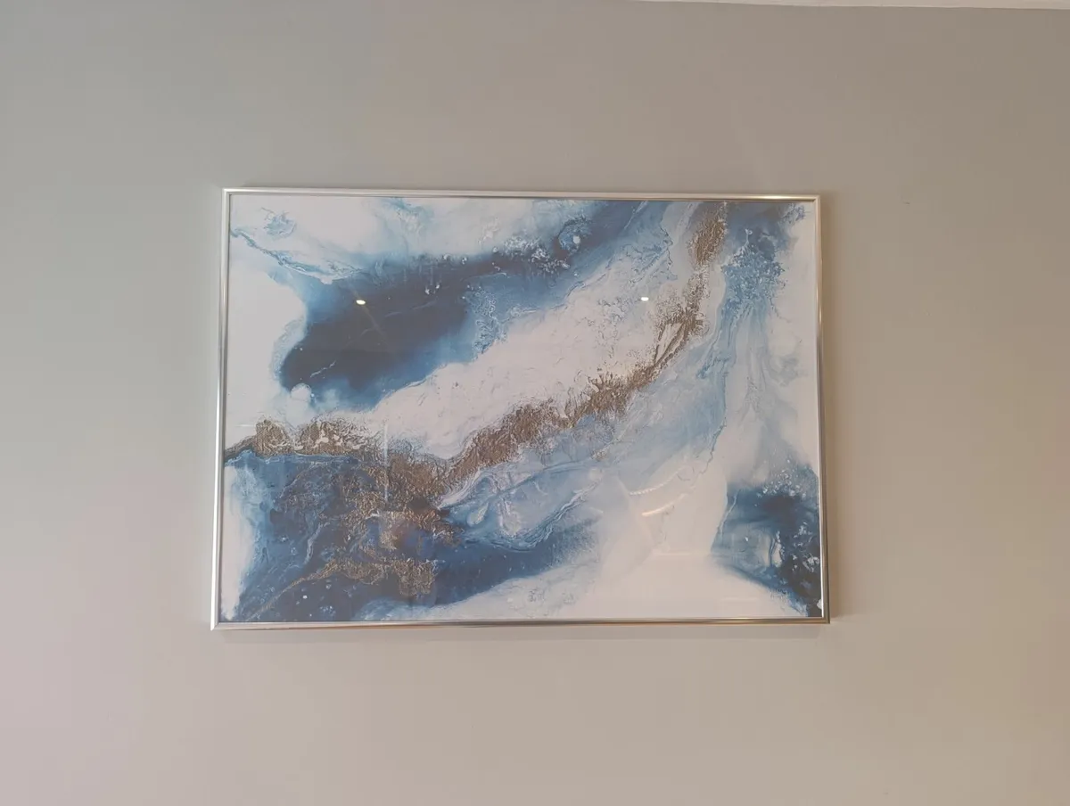 Two Desenio prints with silver frame - Image 2