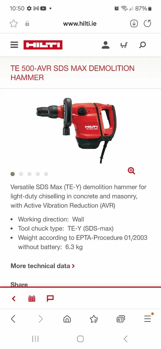 HILTI TE80 ATC - Image 3