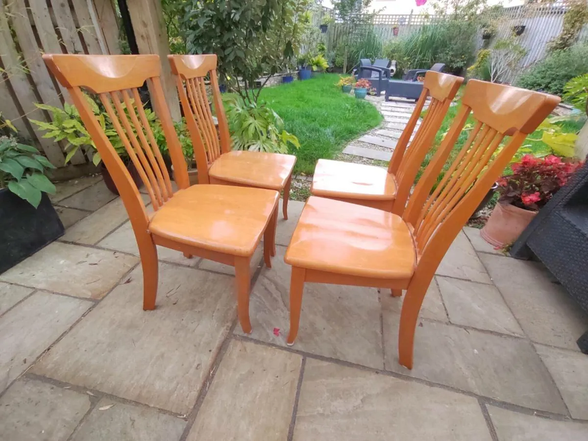 4 +1 kitchen dining chairs - Image 1