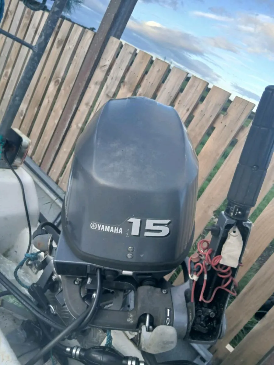 Yamaha 15hp outboard - Image 4