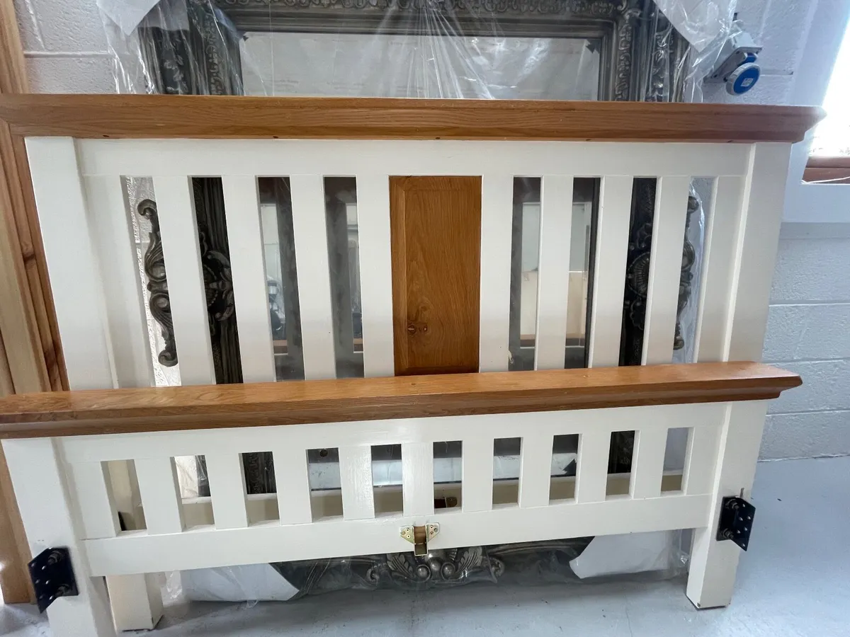 Solid Oak Bed Frame - Image 1