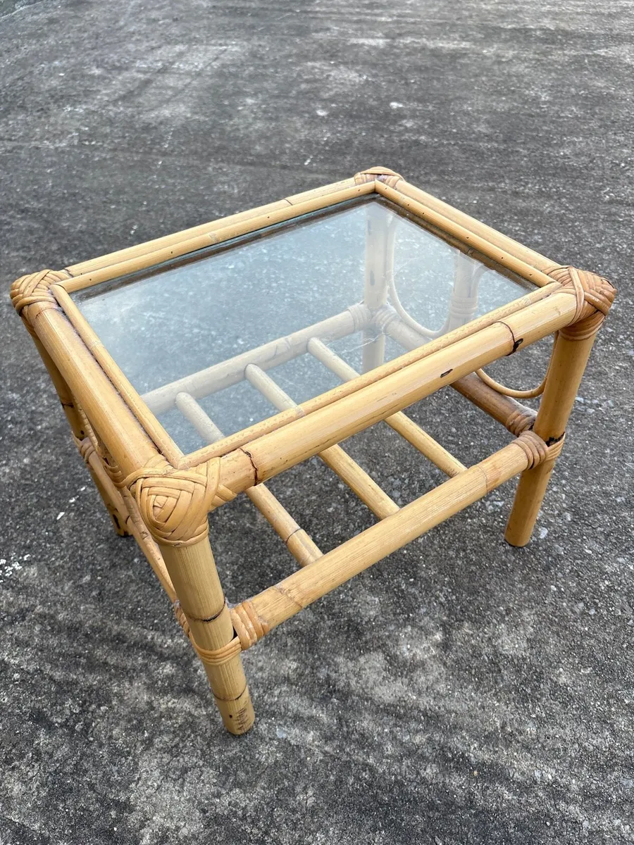 Small glass table