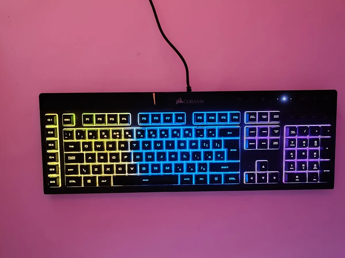 Corsair K55 RGB Keyboard - Image 1