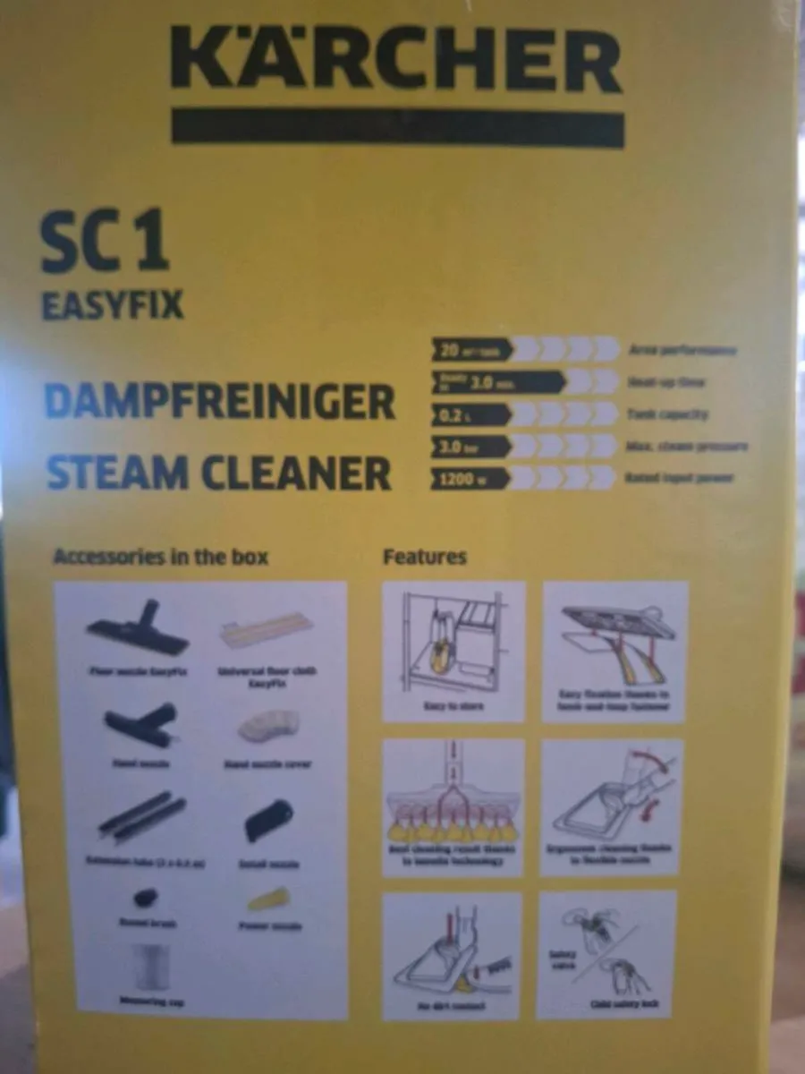 Karcher Steam Cleaner SC1 Easyfix - Image 2