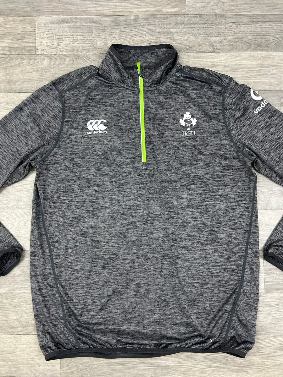 Canterbury Ireland Rugby Half Zip Jumper Top - Image 2