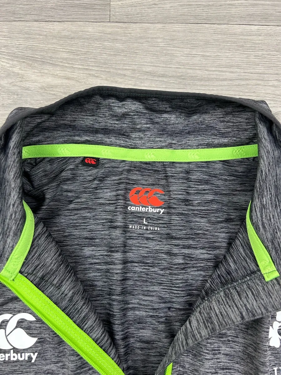 Canterbury Ireland Rugby Half Zip Jumper Top - Image 4