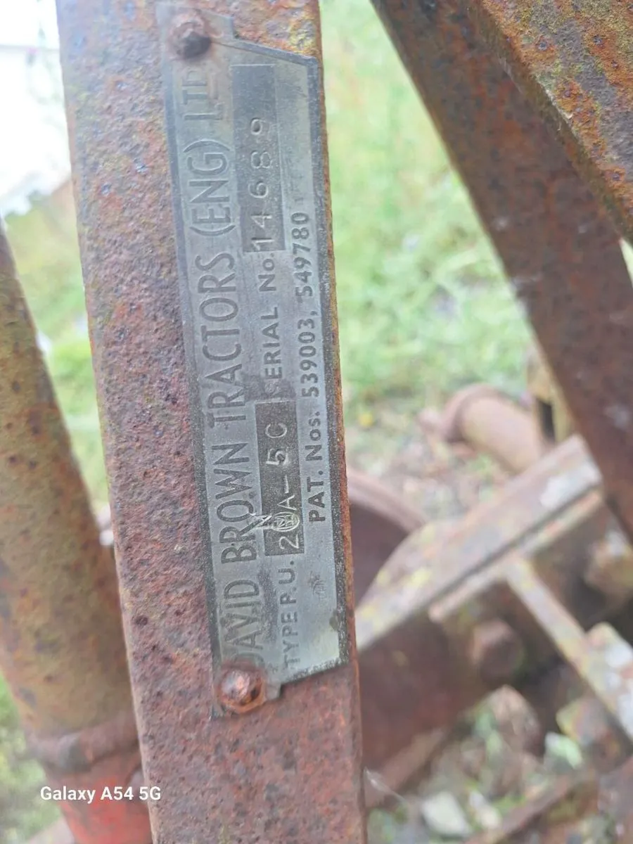 Vintage David Brown Plough - Image 1