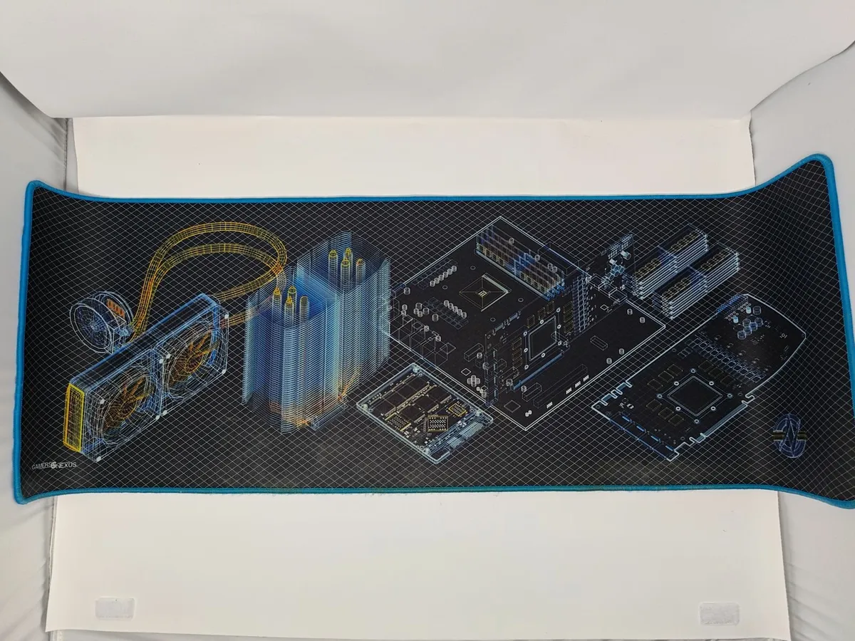 GamersNexus Wireframe Mouse Mat - Image 1