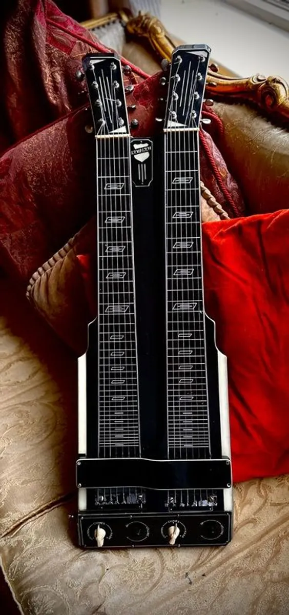 National Double-neck Electric Lap Steel Guitar. - Image 4