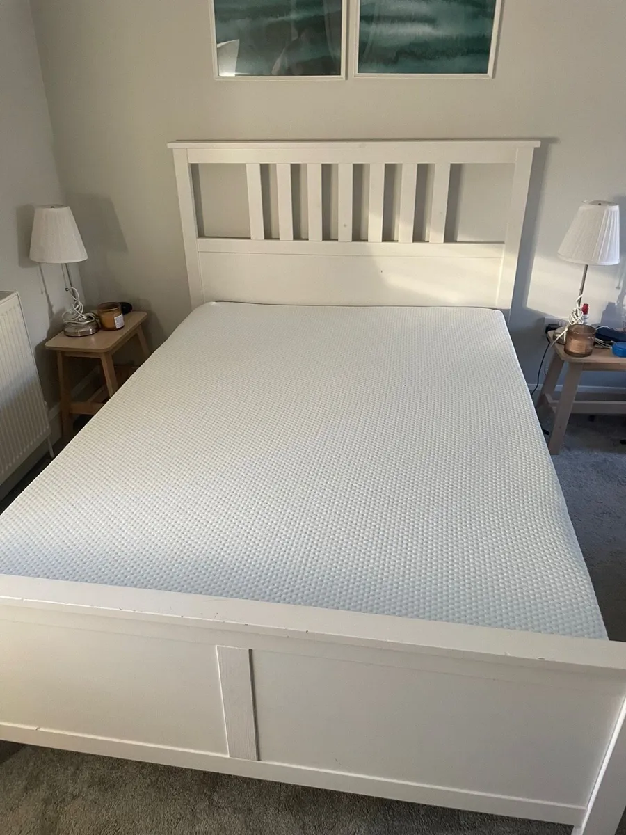 Double bed frame (Ikea) and Emma mattress - Image 4