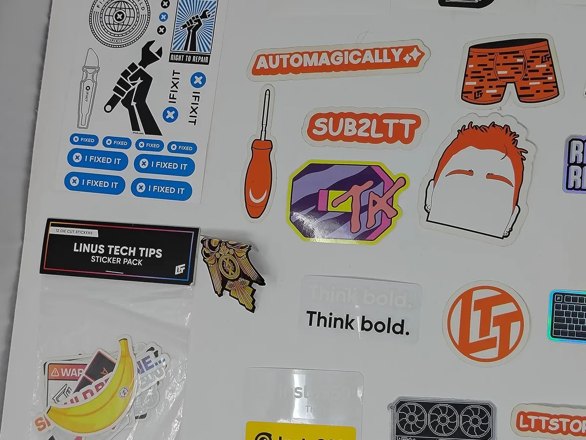 Sticker Packs - LTTStore.com + DJI + iFixIt etc - Image 3
