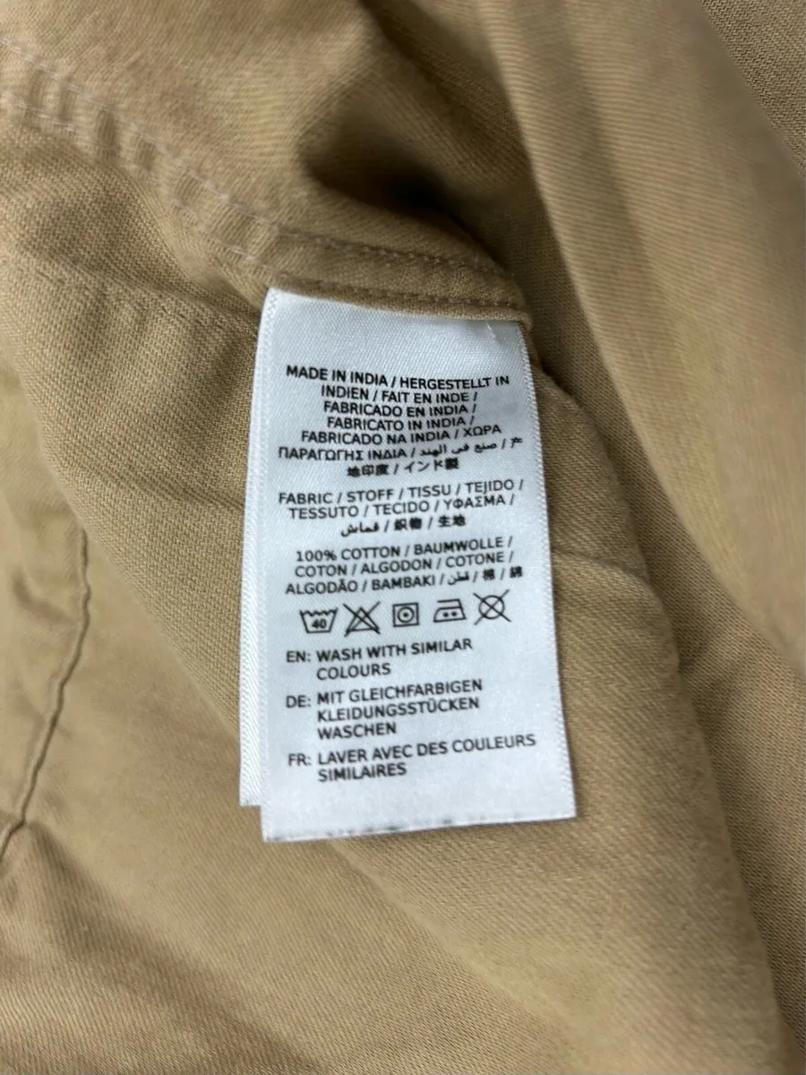 Gant Multipocket Cotton Jacket Mens Medium - Image 4