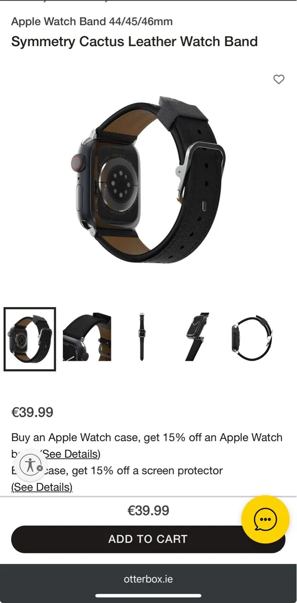 OtterBox Apple watch leather band - Image 1