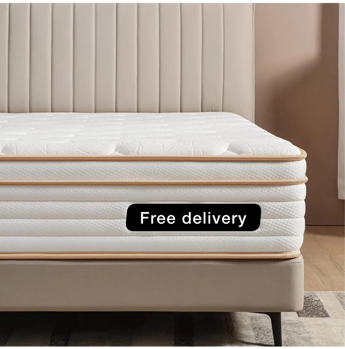 King Mattress, 10 Inch Orthopedic Hybrid Memory Fo - Image 1