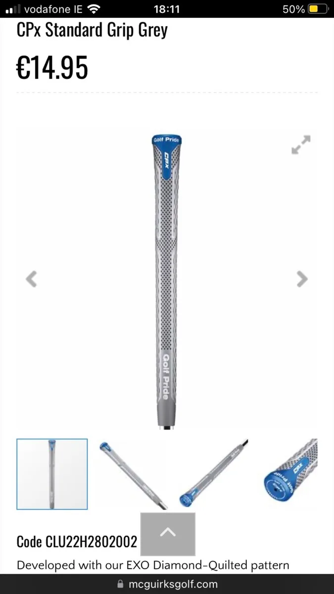 (10) Golf Pride CPX Grips ( Standard ) - Image 3
