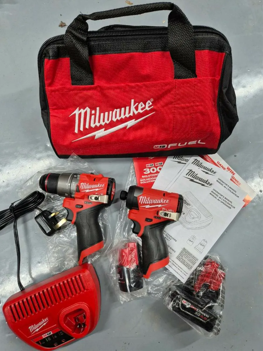 Milwaukee M12 Fuel Combi Drill & ImpactDriver Kit - Image 1