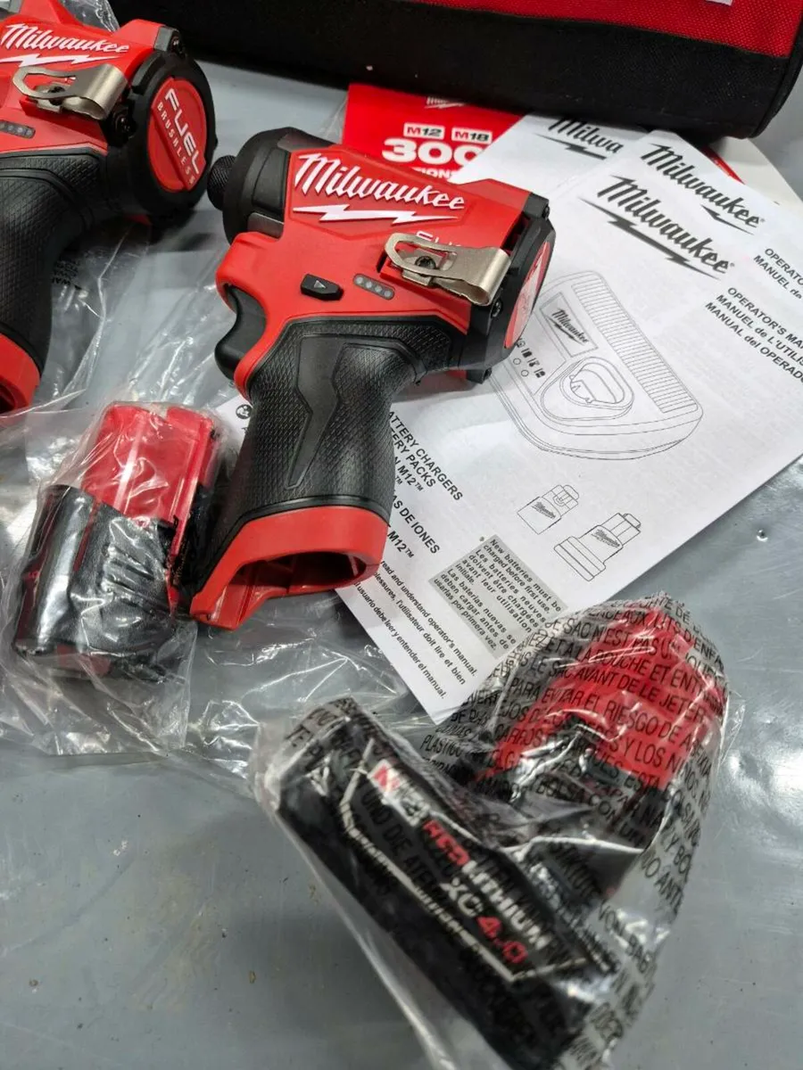 Milwaukee M12 Fuel Combi Drill & ImpactDriver Kit - Image 3