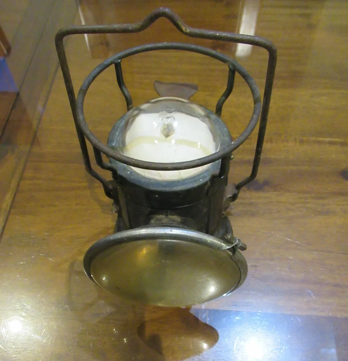 antique vintage lamp car rail train cottage bike - Image 1