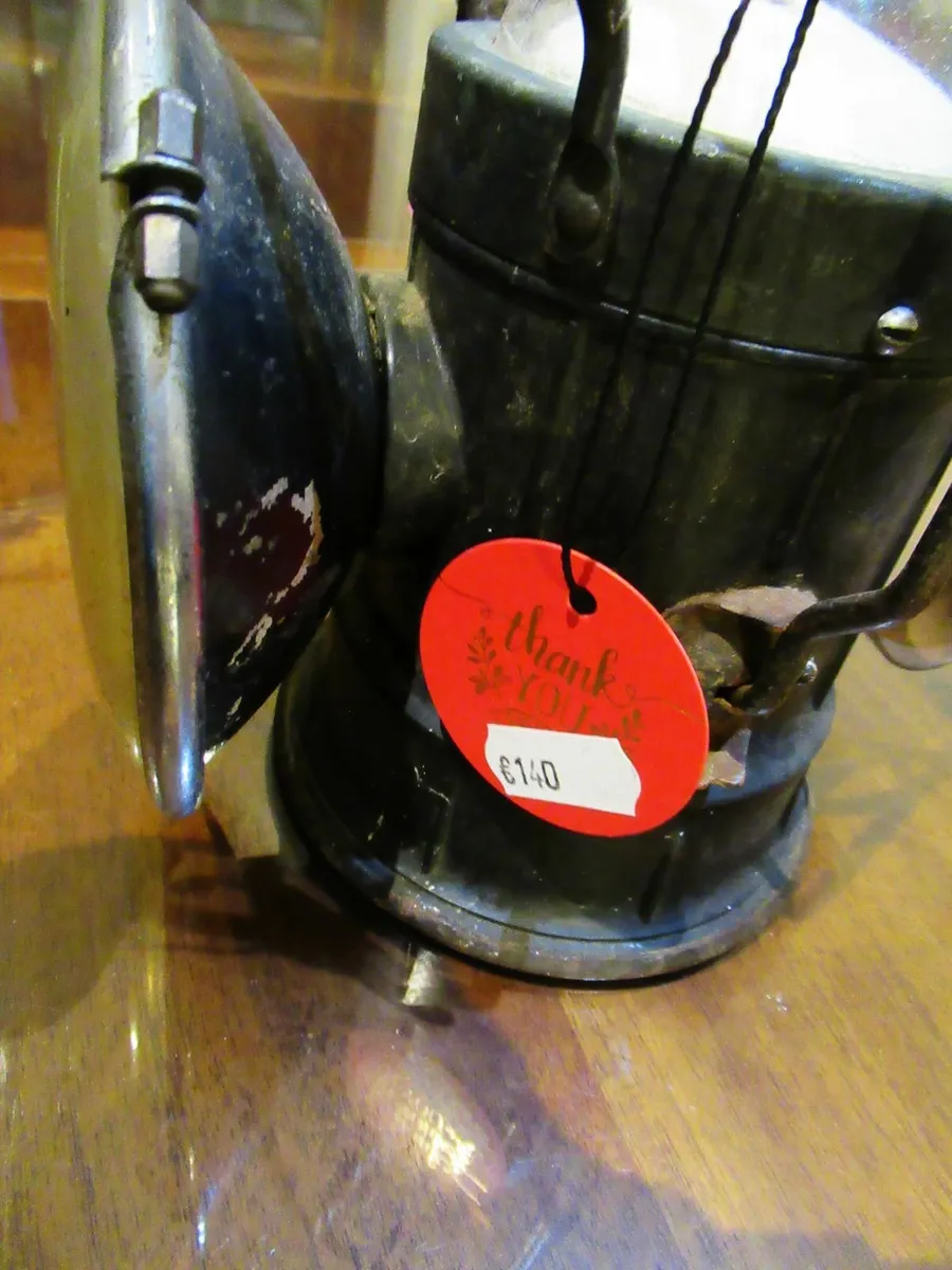 antique vintage lamp car rail train cottage bike - Image 4