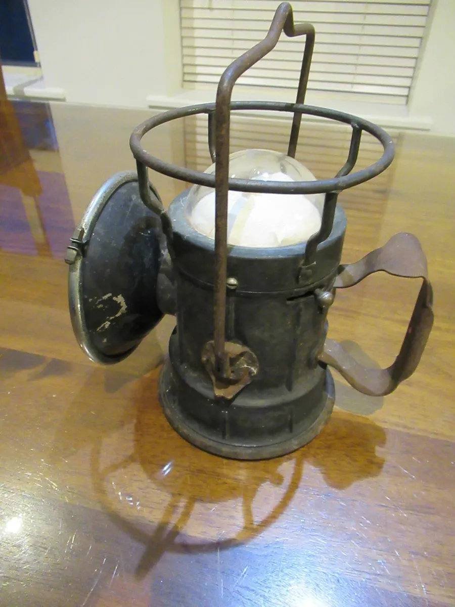 antique vintage lamp car rail train cottage bike - Image 2