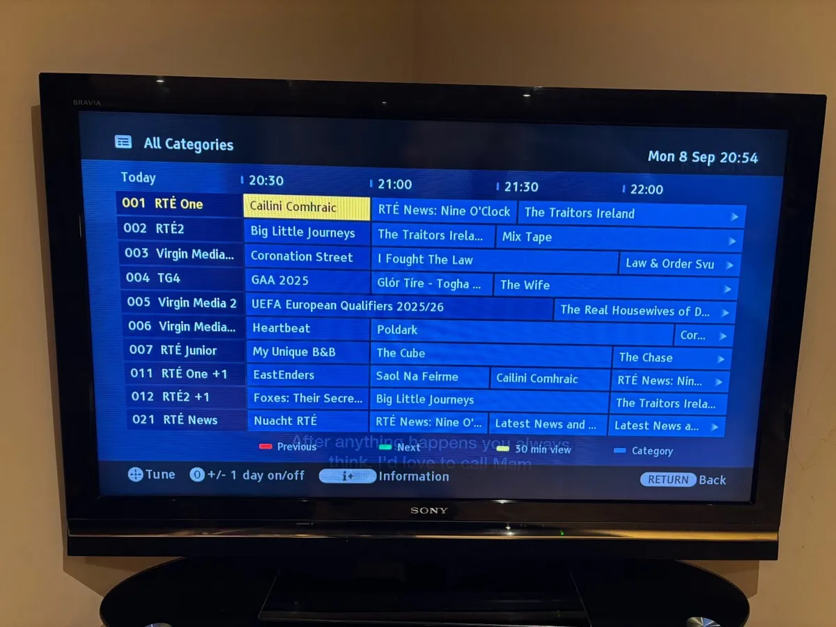Sony Bravia 46” Full HD TV – Model KDL-46W5500 - Image 2