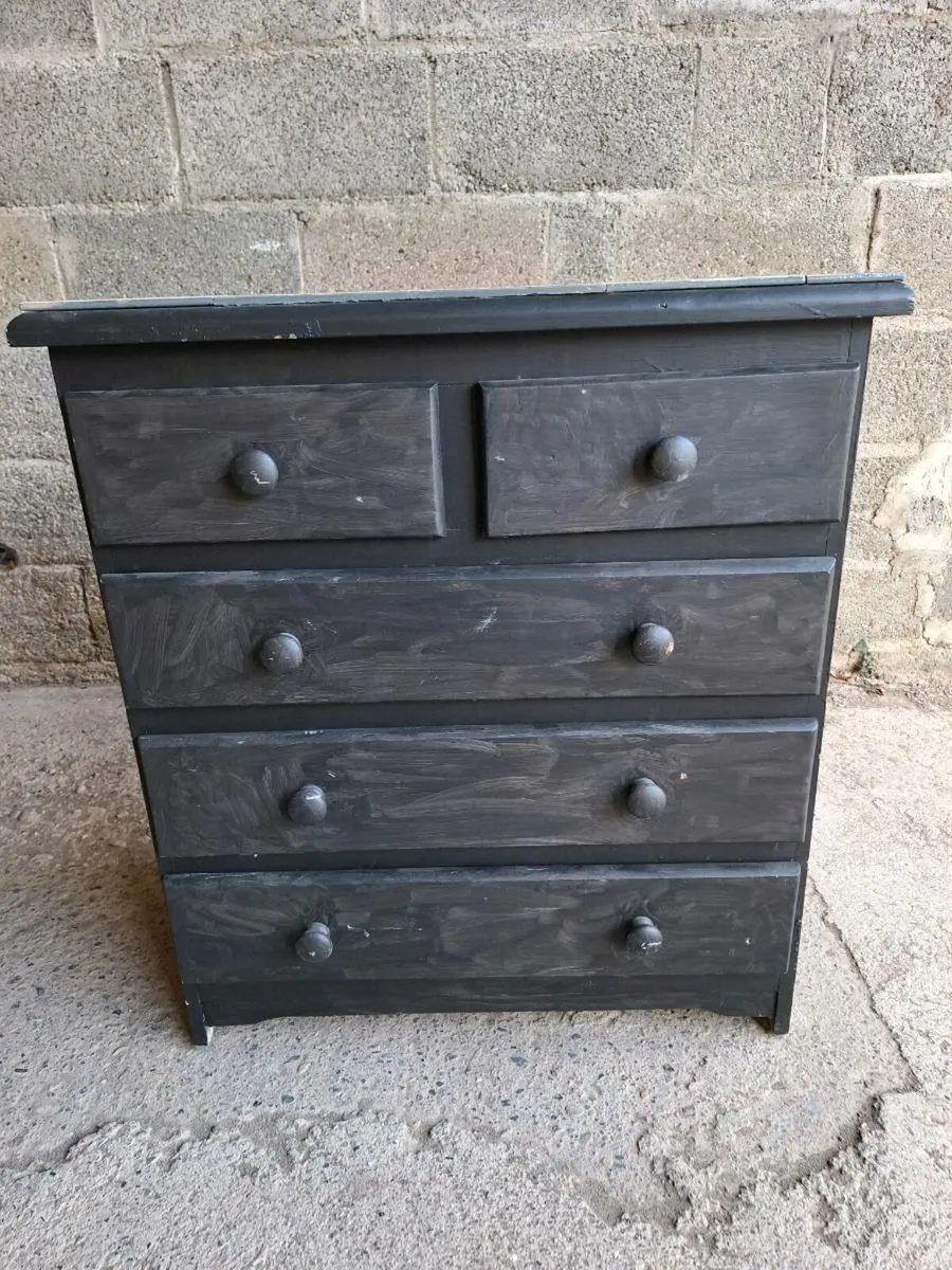 Small upcycled chest of drawers (DELIVERY) - Image 1