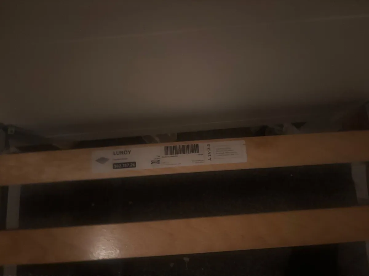 White ikea Bed - Image 2