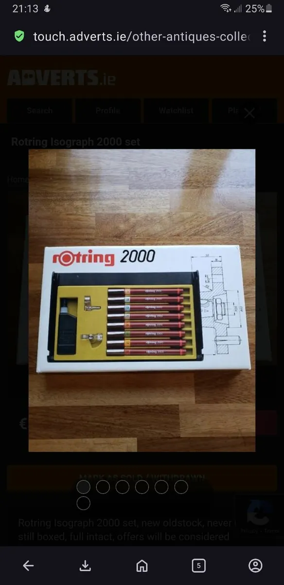 Rotring isograph 2000 set - Image 1