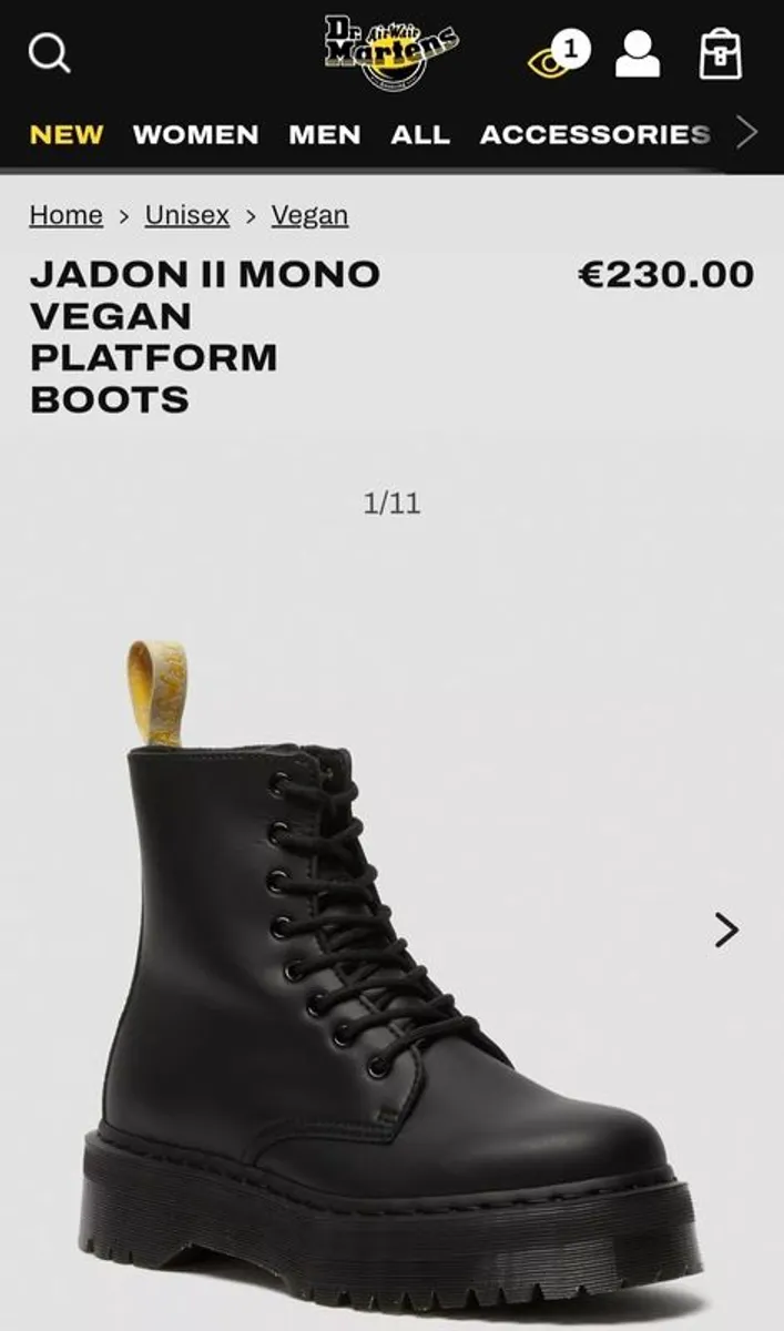 Doc Martens Jadon II Mono Vegan boots - Image 3