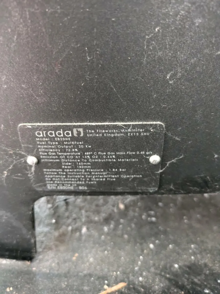 Arada Stratford EB20 HE Multi Fuel Boiler Stove - Image 3