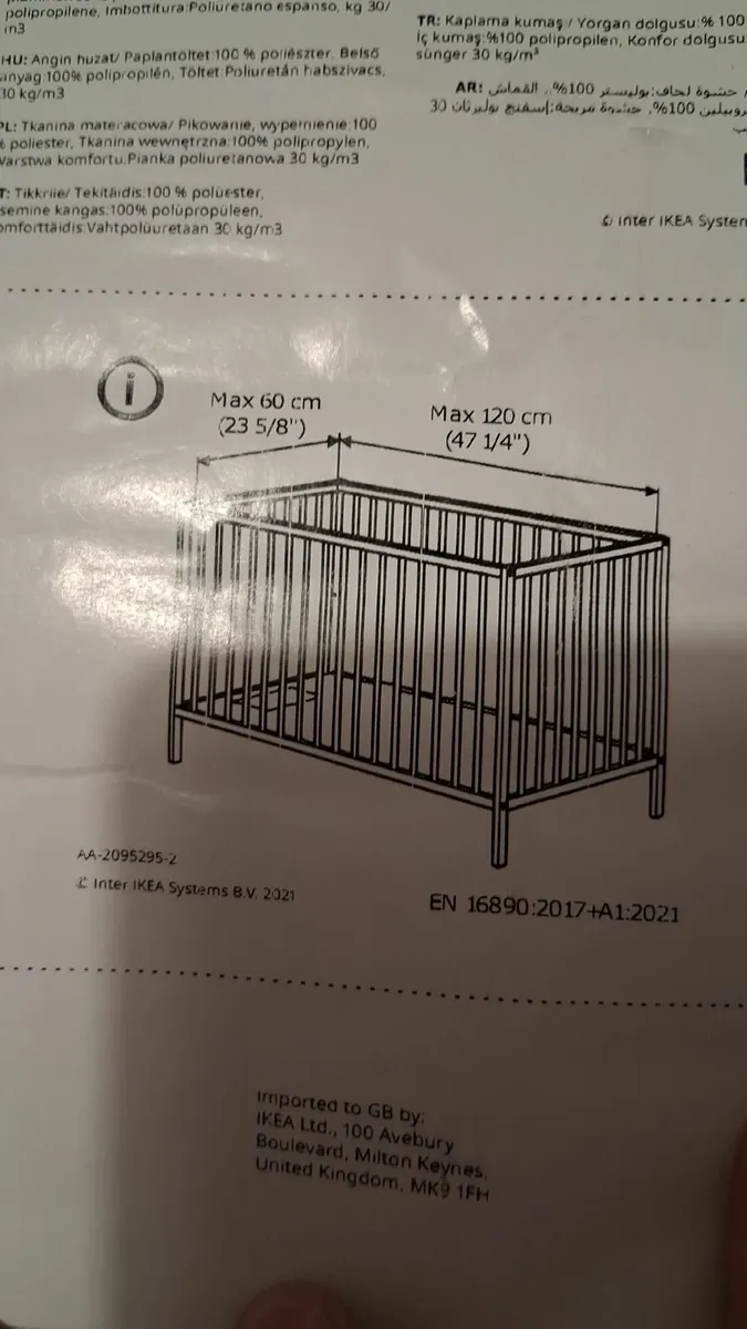Cot mattress - Image 2