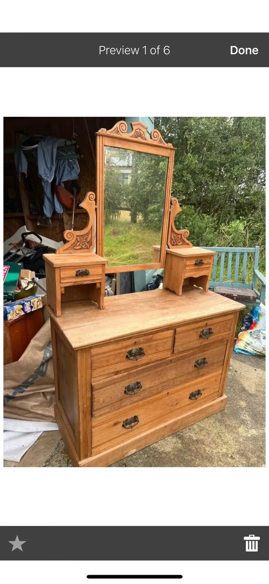 Chest of drawers Antique Pine - Image 1