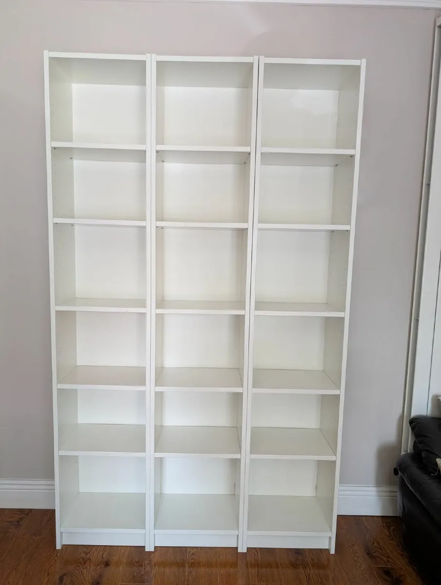 IKEA Billy Bookcase White (x3) - Image 1