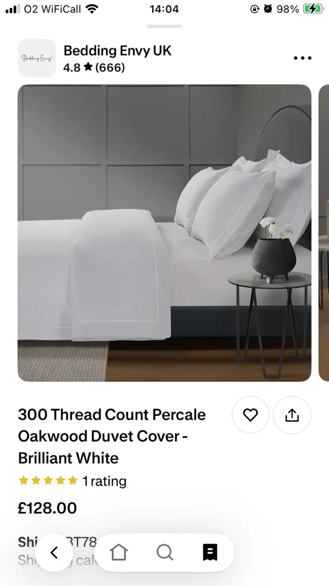 Brand new king size duvet - Image 1