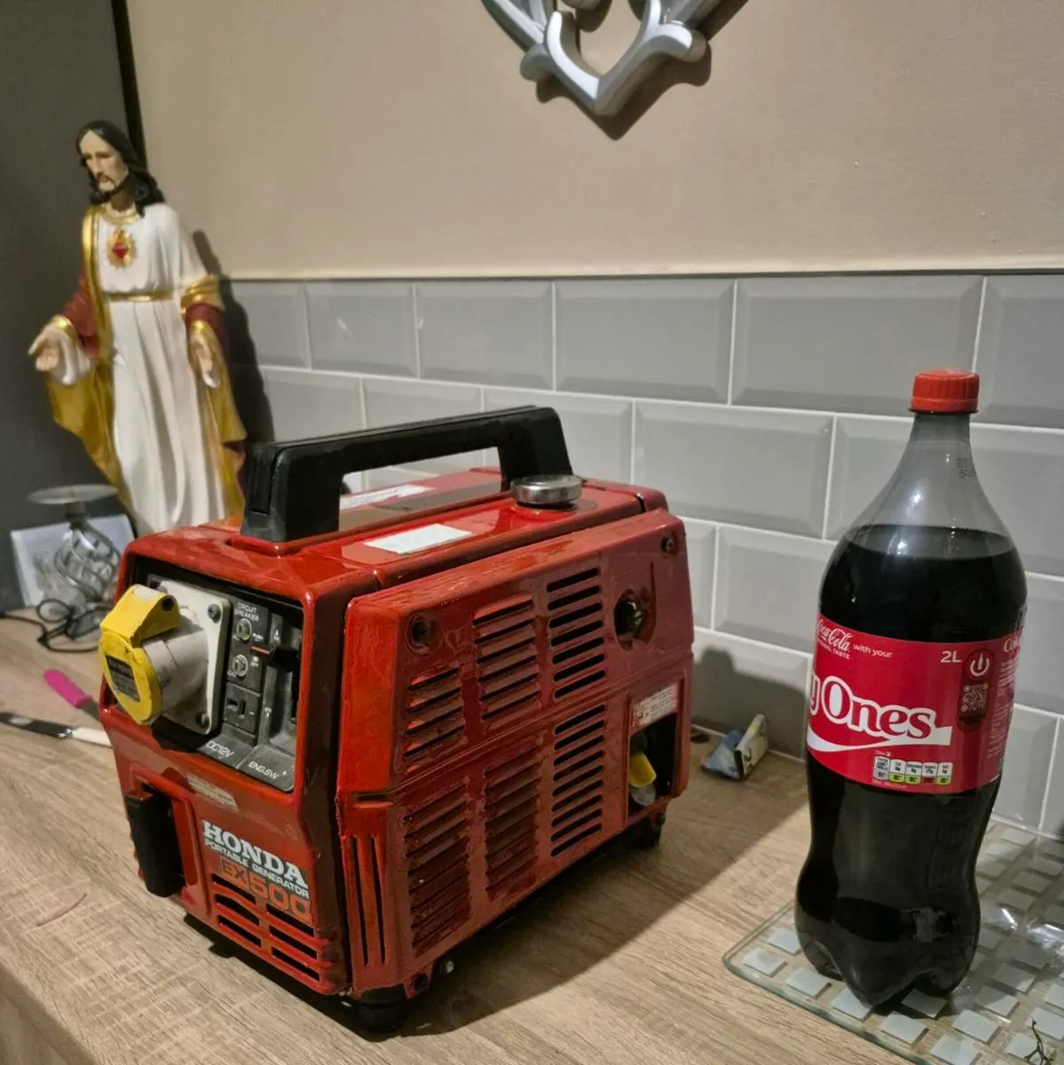 HONDA EX500 PETROL PORTABLE GENERATOR. IDEAL FOR - Image 1
